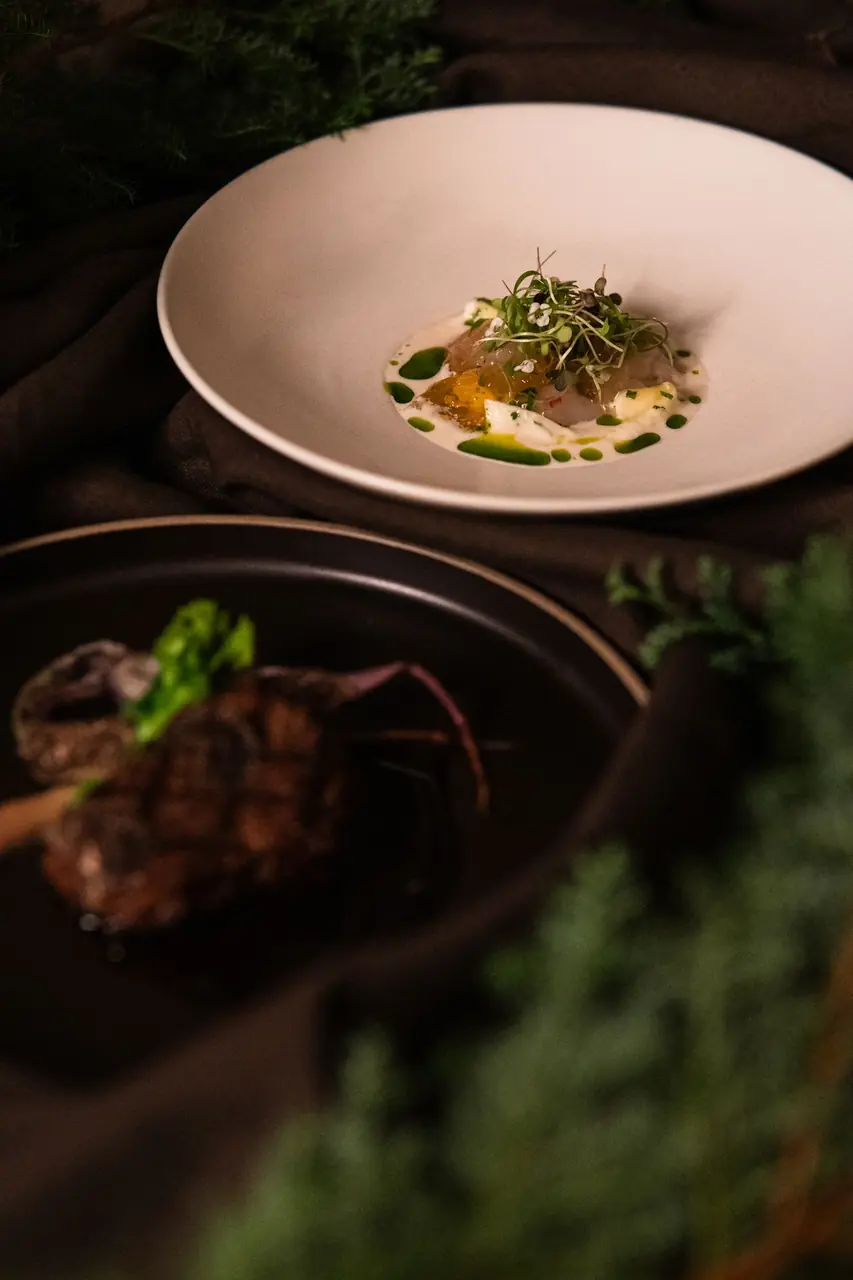Notranjost Signature restavracije